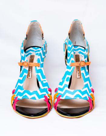 Aquatic Blue High Heel Sandals showcasing bold color and modern silhouette