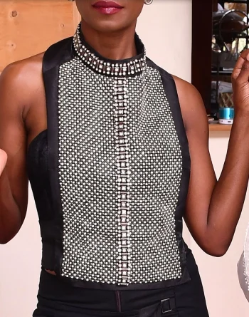 Black Lab Grown Vest Top