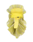 Erika A. Style Metallic Yellow Pleated Beltsss