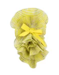 Erika A. Style Metallic Yellow Pleated Beltsss