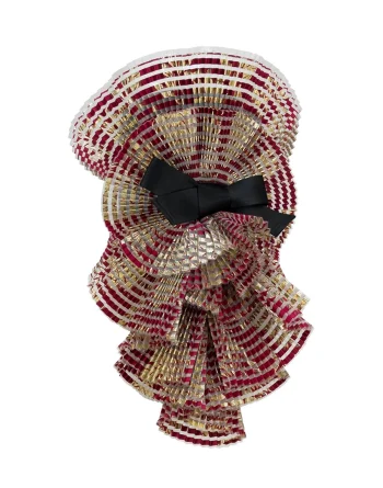 Mixed Pleated Dress Belt