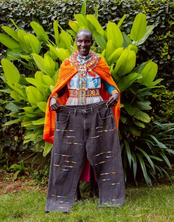 Essex Black Jeans, Upcycled grey denim