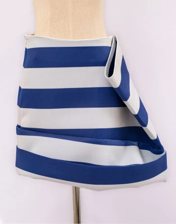 Jacquemus Striped Umbrella Skirt