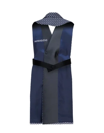 Long Vest Jacket - Herringbone