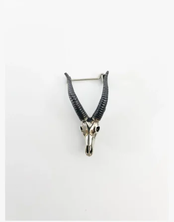 Goat Skull Brooch