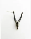 Goat Skull Brooch Sided