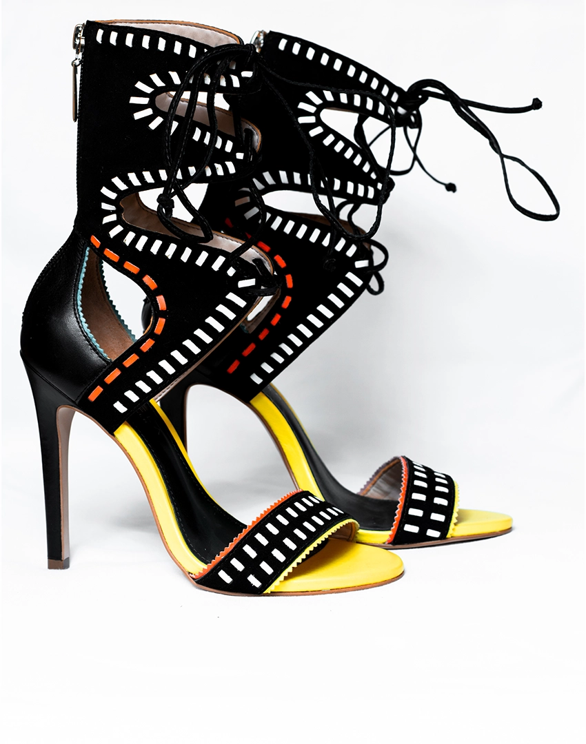 Multicolour High Heels Sided Multicolour High Heels