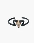 Ram Goat Skull Brass Bangle