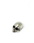 Skull Brooch White Bronze
