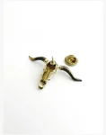 Taurus Bull Skull Brooches