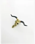 Taurus Bull Skull Brooches