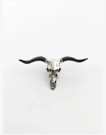 Taurus Bull Skull Brooch