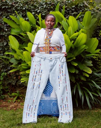 Upcycled Boyfriend Jeans