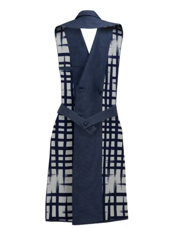 Back Side Of Blue Vest