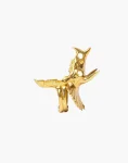 Brass Triceratops Skull Fossil Ring Erika A. Style