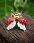 Flying Ladybug Ring Side