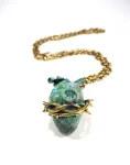 Thorns Necklace Green Patina