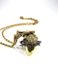 Heart of Thorns Necklace – Brass Chained