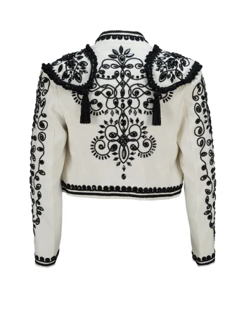Matador Jacket In White – (White and Black)