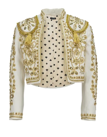 Matador White Jacket – White and Gold