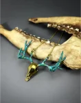 Pendant Necklace – Patina Antlers Cnter
