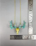 Pendant Necklace – Patina Antlers Cnter