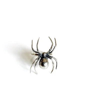 Spider Ring - White Bronze