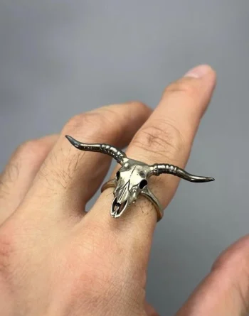 Taurus Bull Skull Ring