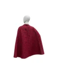 Tweed Red Cape Coat
