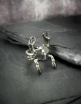 Zodiac Cancer Crab, White Bronze Ring