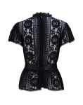 Black Lace Blouse