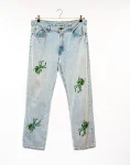 George Light Wash Blue Denim Frnt