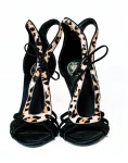 Leopard Peep-Toe Heels