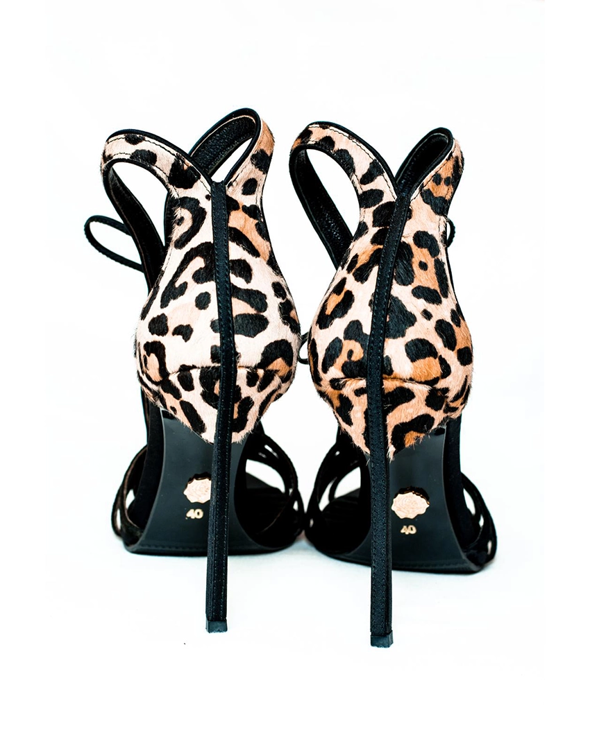 Leopard Peep-Toe Heels Rare Leopard Peep-Toe Heels