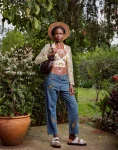 Relaxed-Fit-Classic-Blue-Denim-With-Scarab-Beetle-Bead-Work-Front